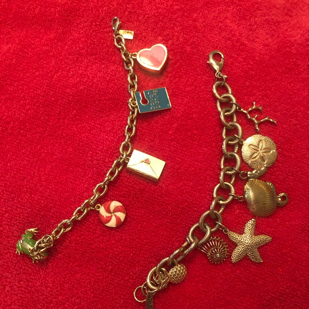 Precious Lily Pulitzer gold filled bracelets.